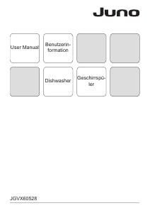 Manual Juno JGVX60528 Dishwasher