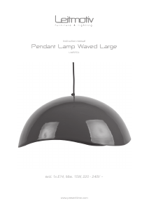 Instrukcja Leitmotiv LM2201WH Lampa