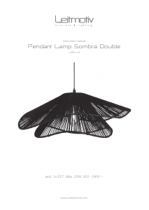 Bruksanvisning Leitmotiv LM2118NT Lampa
