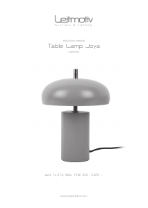 Manuale Leitmotiv LM2268PU Lampada