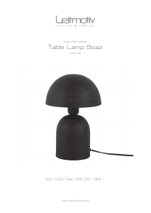 Bruksanvisning Leitmotiv LM2138BR Lampa