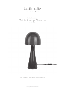 Manual Leitmotiv LM2239WH Candeeiro