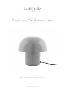 Bruksanvisning Leitmotiv LM2157WH Lampa