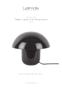 Instrukcja Leitmotiv LM2124BL Lampa