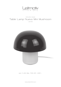 Bruksanvisning Leitmotiv LM2358OR Lampa