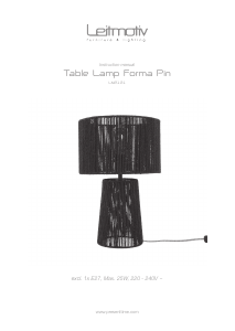 Manuale Leitmotiv LM2121BK Lampada