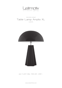 Mode d’emploi Leitmotiv LM2205WH Lampe