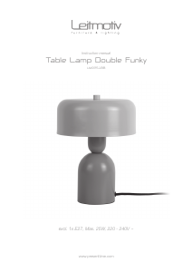 Manuale Leitmotiv LM2251BP Lampada