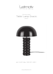 Manual de uso Leitmotiv LM2227WH Lámpara