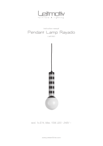 Manuale Leitmotiv LM2360GR Lampada