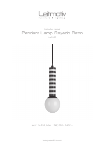 Manuale Leitmotiv LM2398OR Lampada