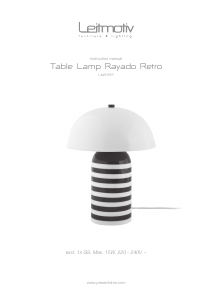 Manuale Leitmotiv LM2397YE Lampada
