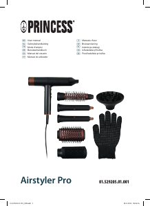 Manual Princess 529205 Secador de cabelo