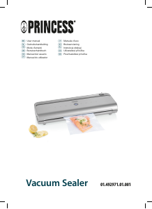 Instrukcja Princess 492971 Pakowarka próżniowa