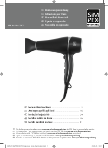 Priručnik Simpex 35075 Sušilo za kosu
