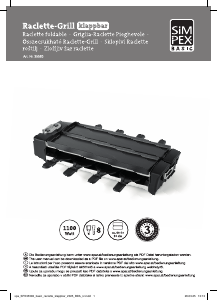 Handleiding Simpex 35583 Gourmetstel