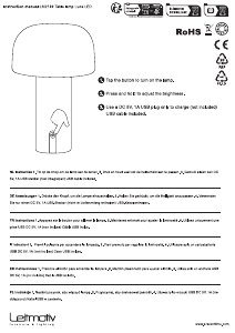 Manual de uso Leitmotiv LM2189YE Lámpara