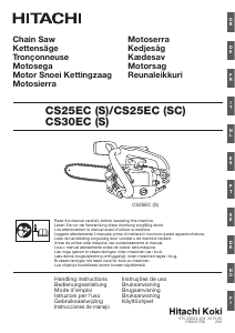 Manual Hitachi CS 25EC Chainsaw