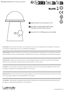 Mode d’emploi Leitmotiv LM2407GR Lampe