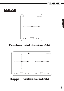 Bedienungsanleitung Gasland IH271BTA Kochfeld