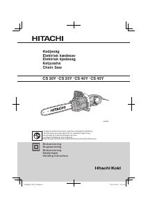 Käyttöohje Hitachi CS 40Y Ketjusaha