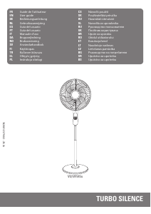 Návod Rowenta VU5450F0 Turbo Silence Ventilátor