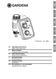 Handleiding Gardena T 1030 Plus Besproeiingscomputer
