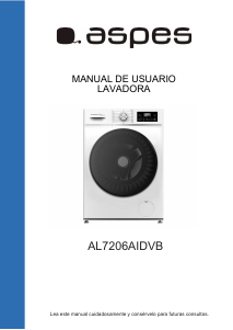 Mode d’emploi Aspes AL7206AIDVB Lave-linge