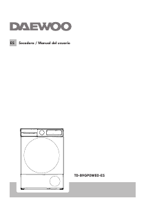 Manual de uso Daewoo TD-B9GP0WE0-ES Secadora