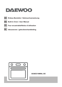 Bedienungsanleitung Daewoo BO6ED19MINL-DE Backofen