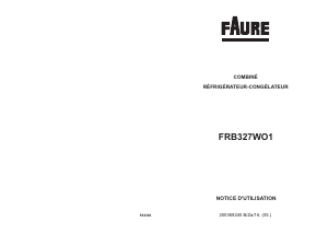 Mode d’emploi Faure FRB327WO1 Réfrigérateur combiné