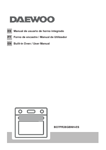 Manual de uso Daewoo BO7PR28GBNH-ES Horno
