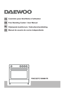 Bruksanvisning Daewoo F96CGDTC19INM-FR Spis