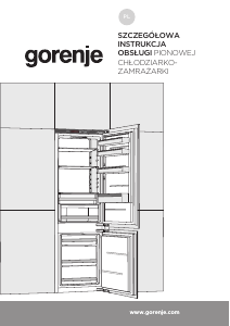 Instrukcja Gorenje NRKI218EA0 Lodówko-zamrażarka