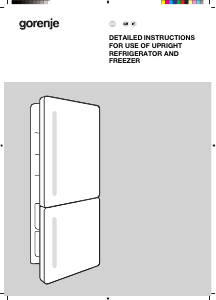 Bruksanvisning Gorenje NRKI517142 Kyl-frys