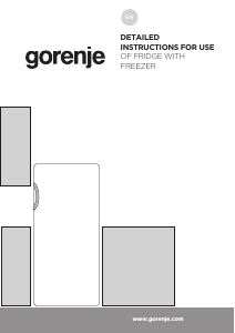 Manual Gorenje RB4141ANX Refrigerator