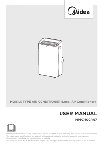Handleiding Midea MPPX-10CRN7 Airconditioner