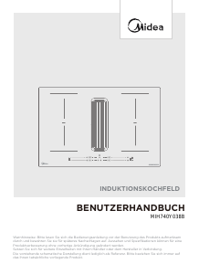 Bedienungsanleitung Midea MIH740Y038B Kochfeld