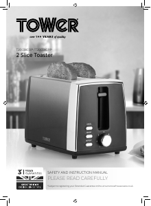 Manual Tower T20038GRP Toaster