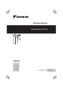 Bruksanvisning Daikin EHBH08DA6V Värmepump