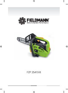 Bruksanvisning Fieldmann FZP 25410-B Kedjesåg
