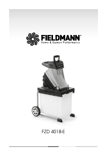 Bruksanvisning Fieldmann FZD 4018-E Kompostkvarn