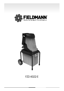 Bruksanvisning Fieldmann FZD 4022-E Kompostkvarn
