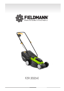 Manuál Fieldmann FZR 2023-E Travní sekačka
