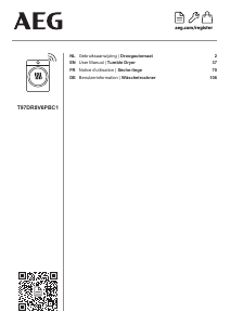 Bruksanvisning AEG T97DR8V6PBC1 Torktumlare