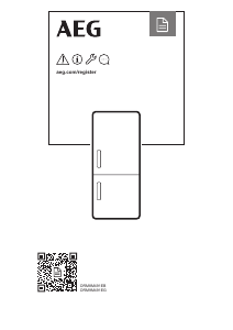 Mode d’emploi AEG ORM9M491EG Réfrigérateur combiné
