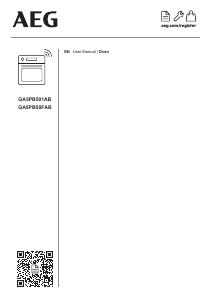 Handleiding AEG GA5PB50FAB Oven