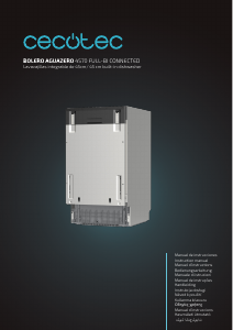 Instrukcja Cecotec Bolero Aguazero 4570 Full-BI Connected Zmywarka
