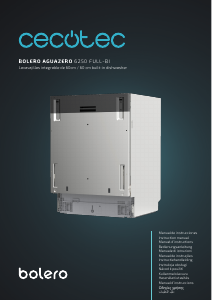 Εγχειρίδιο Cecotec Bolero Aguazero 6260 Full-BI Πλυντήριο πιάτων