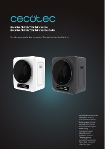 Manuál Cecotec Bolero DressCode Dry 3400V Dark Sušák